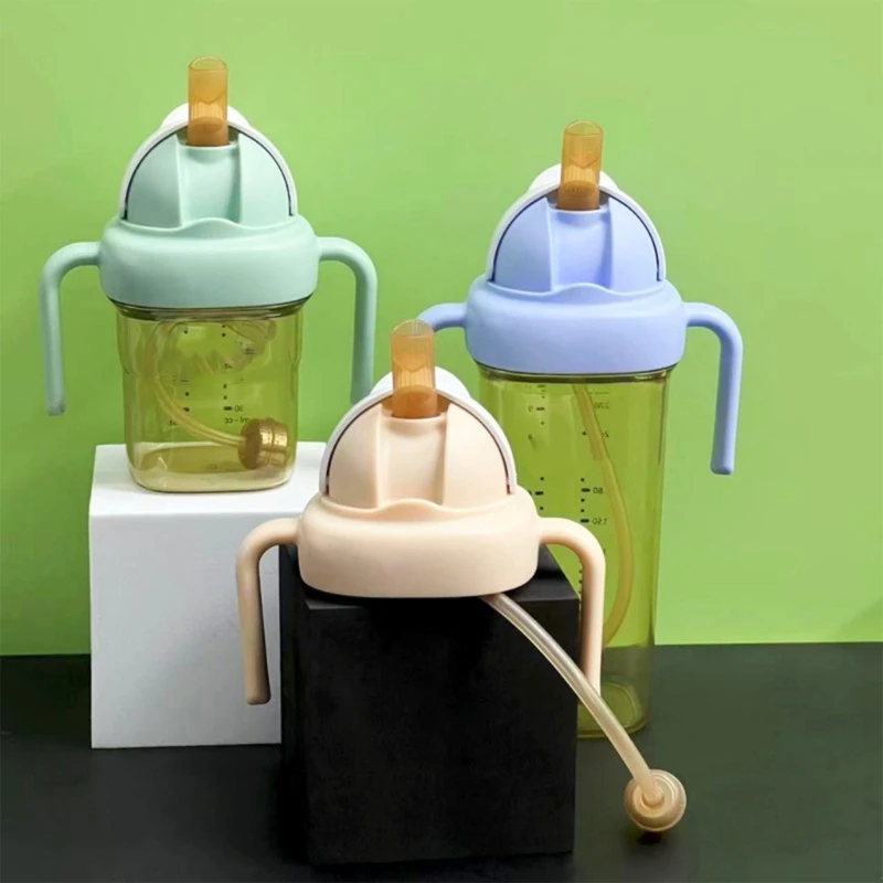 Mango biberón Hegen con pajita - vista principal