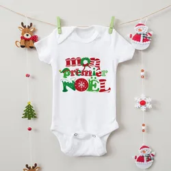 Body de Navidad para recién nacido y bebé manga corta