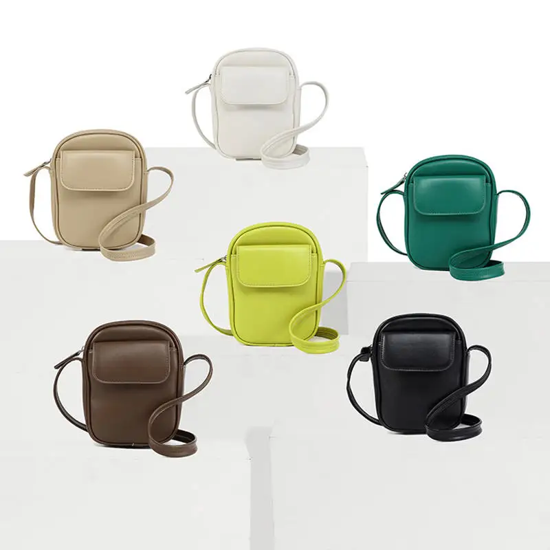 Nuevo bolso de mano de PU para mujer, bolso de hombro con textura, bolso cruzado de moda versátil, bolso deportivo de marca a la moda para teléfono, bandolera de viaje - imagen 4