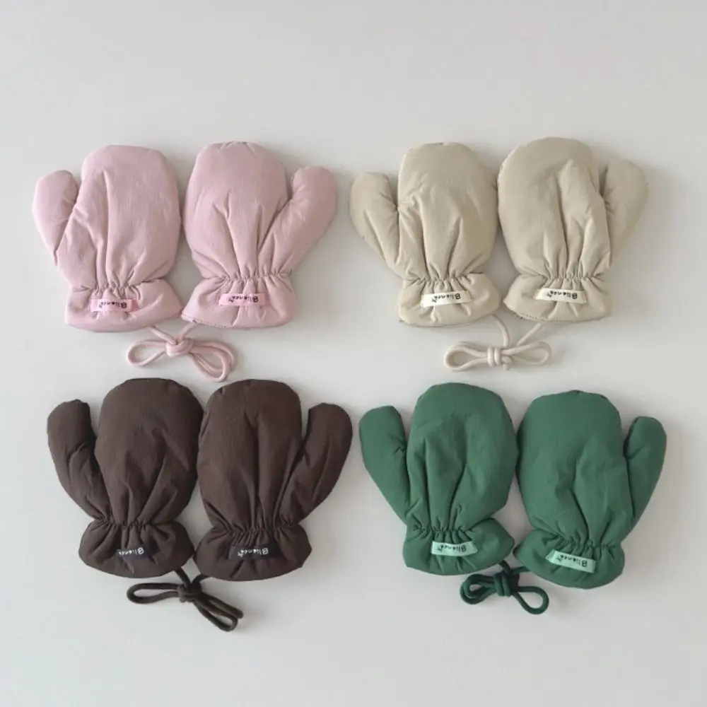 Guantes impermeables para niño con forro polar y cordón ajustable - imagen 5