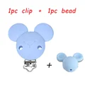 2pcs  Pastel blue