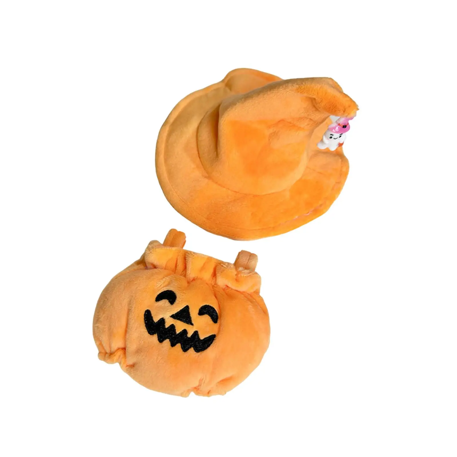 Ropa de muñeca de peluche para 15cm 17cm, lindos disfraces de calabaza de Halloween, ropa de animales de peluche elegante, ropa cómoda para muñecas - imagen 4