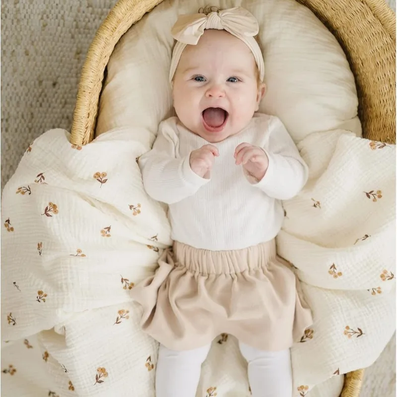 3 unids/set 100*100cm mantas de muselina de algodón de 6 capas para fotografía de recién nacidos esteras envoltura receptor grande paños para envolver suaves y transpirables