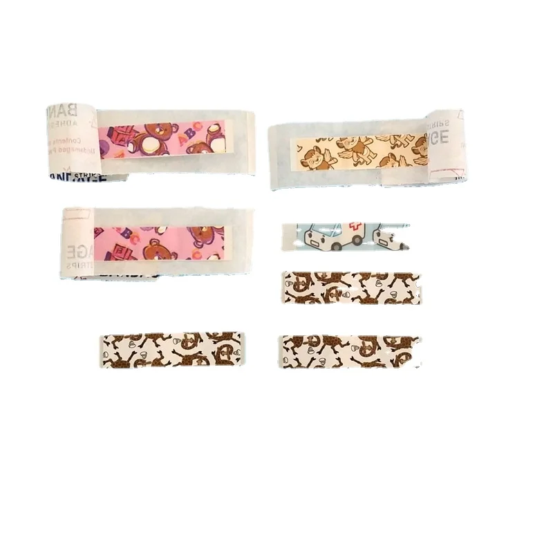 20 unids/set Mini tirita de dibujos animados 40*10mm tiras pequeñas para niños Kawaii animales impresiones heridas parche de yeso vendajes - imagen 2
