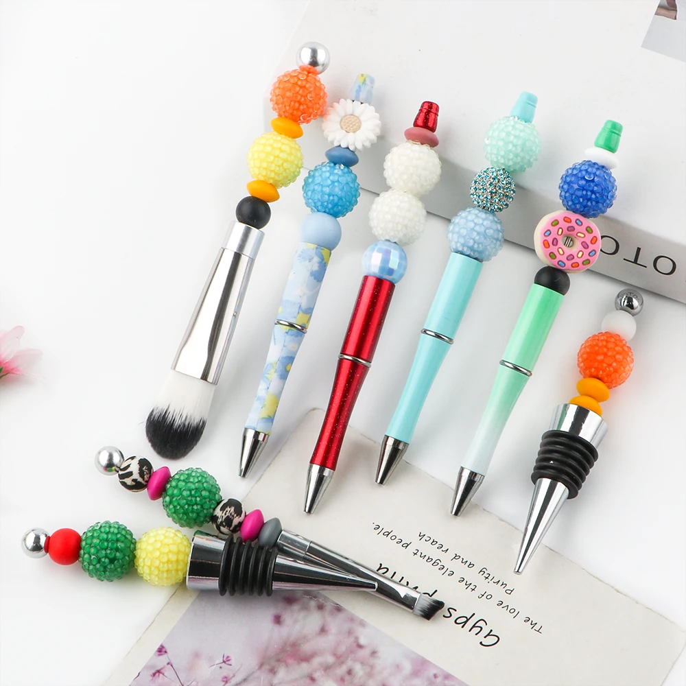 Kovict, 5 ~ 20 piezas, 20mm, escamas de pescado transparentes, cuentas acrílicas de Color sólido, pulseras DIY, llavero, bolígrafo, accesorios para fabricación de joyas - imagen 4