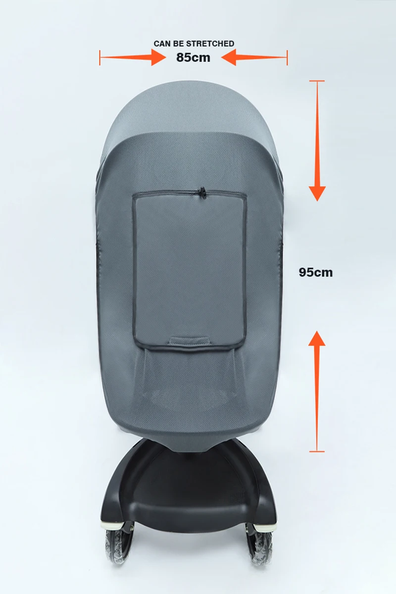 Sombrilla impermeable de protección solar para cochecito - imagen 3