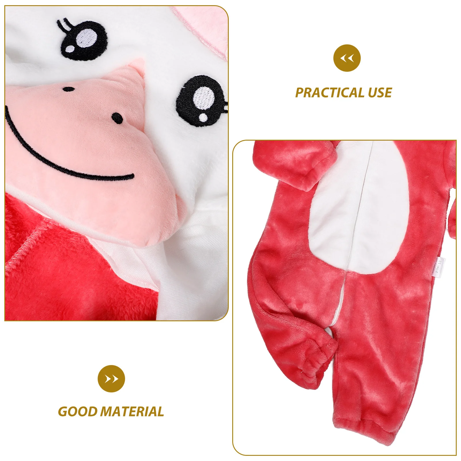 Mono para gatear de dibujos animados de Franela suave para niños, bonito disfraz de unicornio, fiesta de Cosplay para el Día de los niños de Halloween - imagen 3