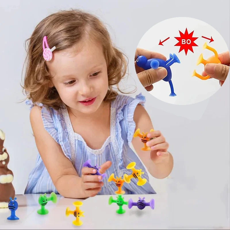 Bloques con ventosas Montessori para niños – Juguete sensorial - imagen 2