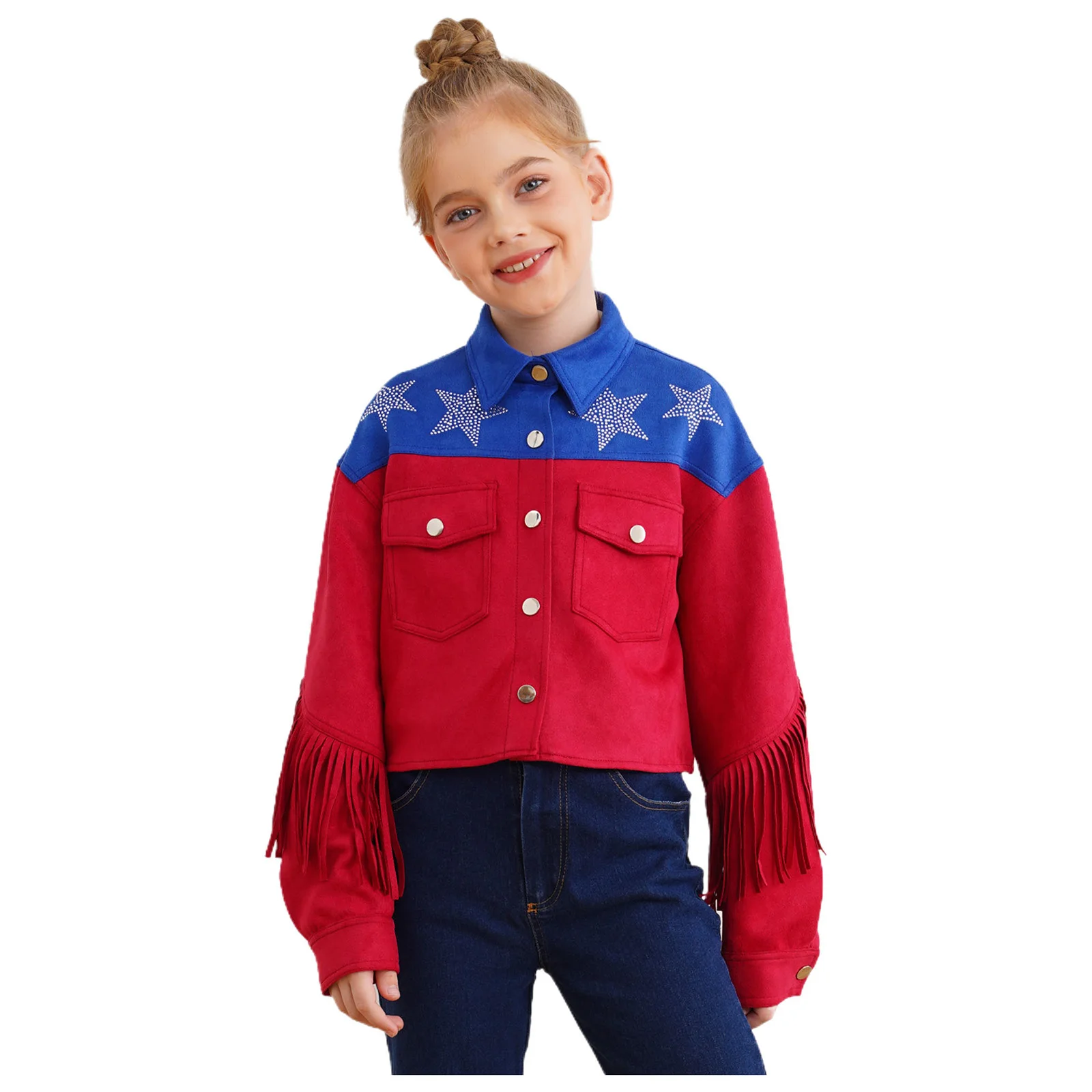 Chaquetas TiaoBug para niñas en diferentes ángulos