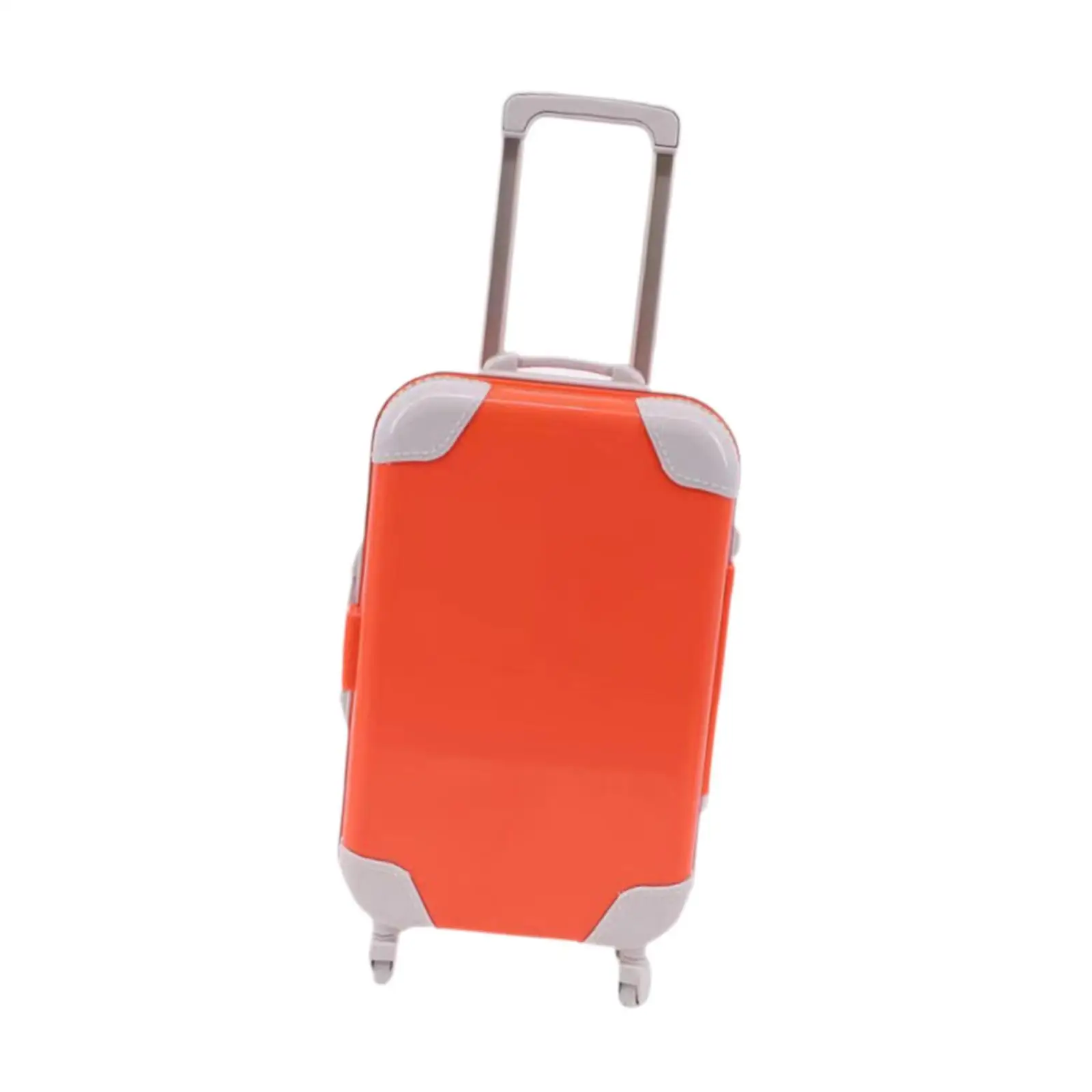 Girl Doll Accessory Suitcase Mini Travel Suitcase DIY Dress up Doll Toy for 18 inch Doll