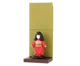 Checkered doll red
