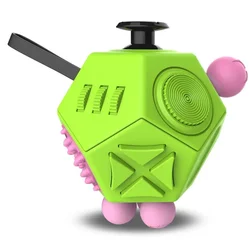 Fidget Hand EDC antiestrés de 12 caras para niños con TDAH y autismo