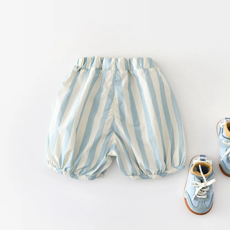 MILANCEL pantalones cortos verano niño y niña – colores y rayas - imagen 2