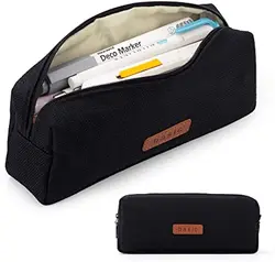 Estuche escolar de lona para lápices diario – Organizador multiusos