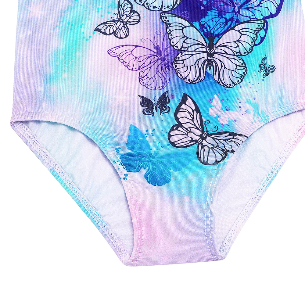 Leotardos de gimnasia para niñas con pantalones cortos a juego - imagen 5