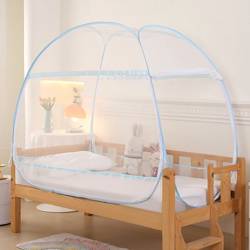 Mosquitera para cuna de bebe sin montaje amplia anticaida y segura - imagen 3