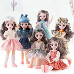 Muñeca BJD con accesorios: ropa, zapatos, peluca y maquillaje