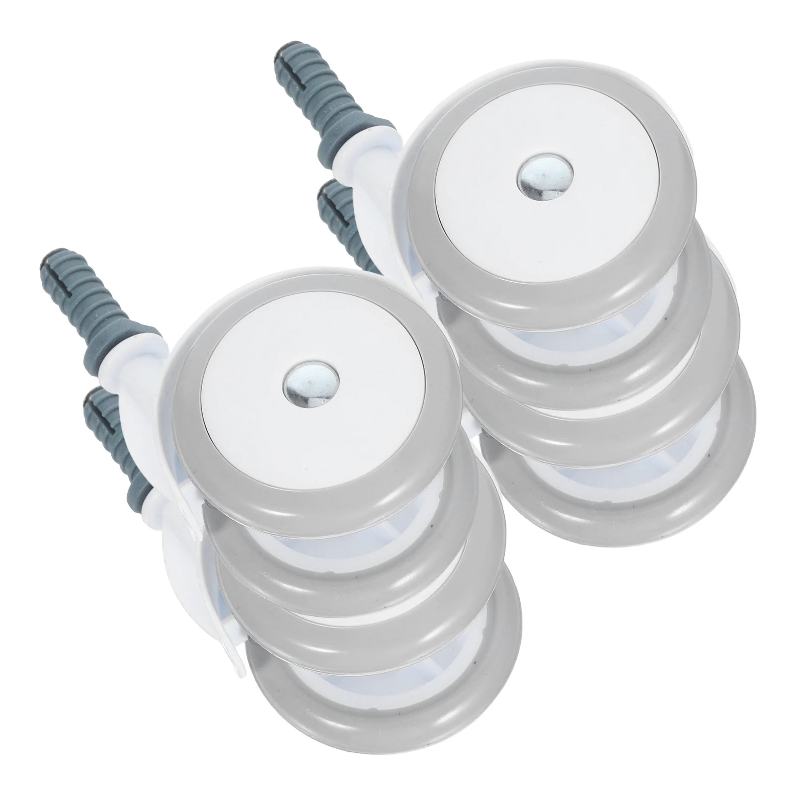 Accesorios para ruedas para andador de bebé, ruedas silenciosas no metálicas para un giro suave, piezas de repuesto duraderas, tornillo de 10Mm, 4 Uds. - imagen 3