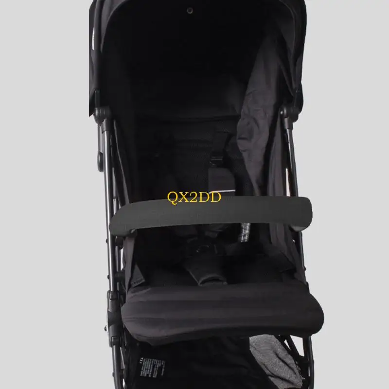 QX2D Protector riel para carro infantil, transpirable, fácil limpiar, diseño, funda para cinturón hombro
