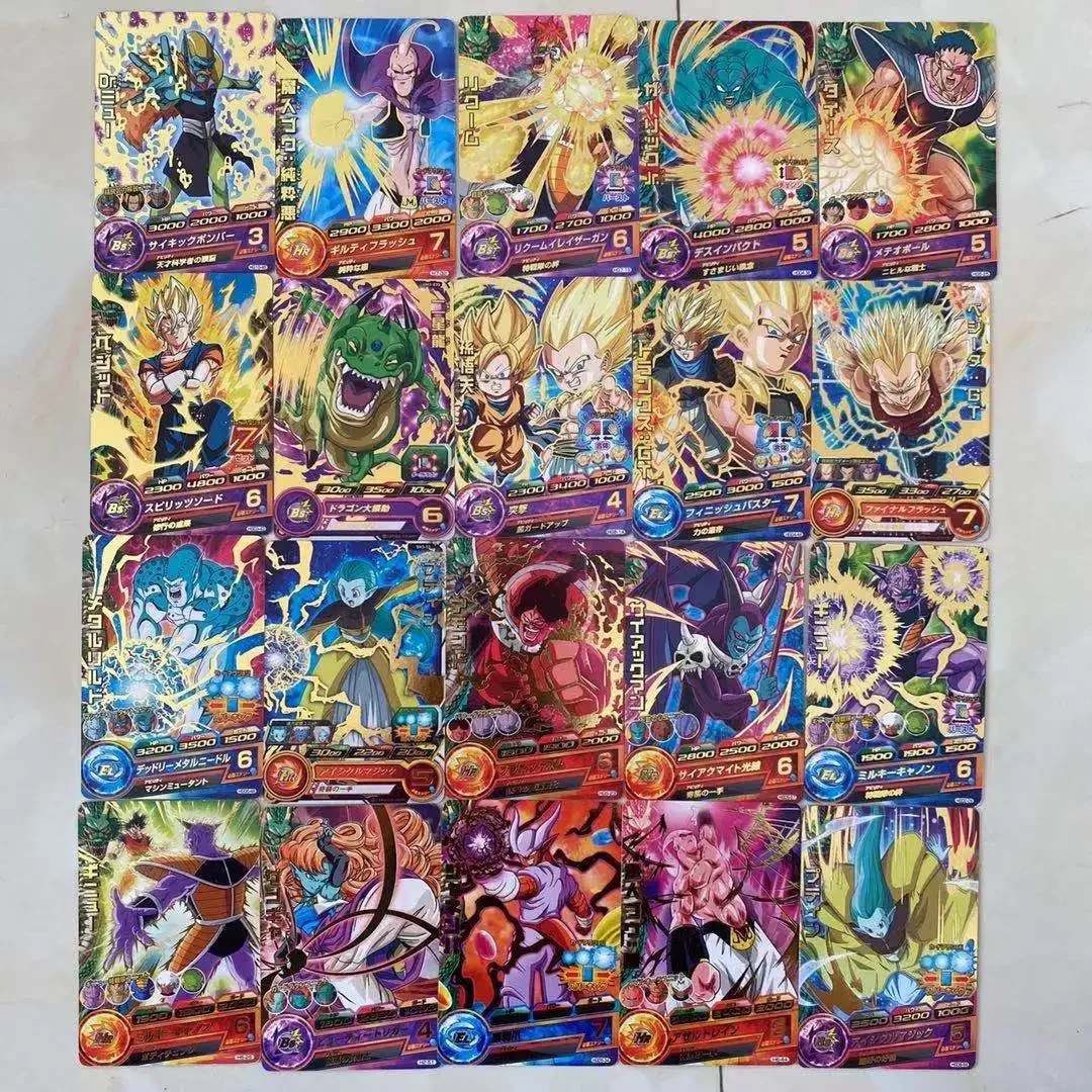 Tarjeta láser de Dragon Ball japonés, tarjeta de colección 3D de Vegeta, Buu, freezer, Supreme Kai, Kuririn, Shenron, Super Saiyan - imagen 5