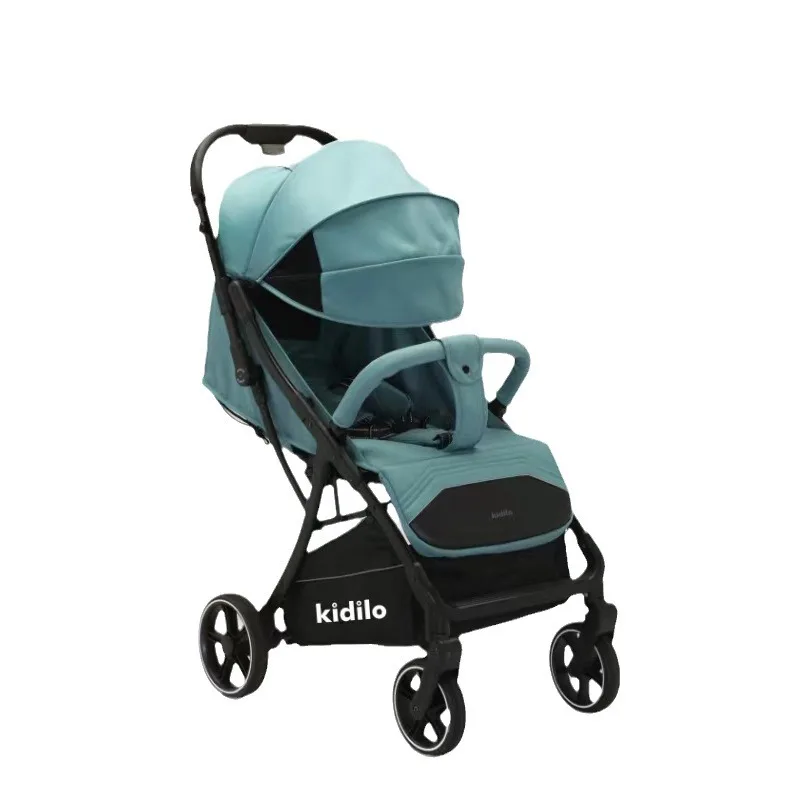 Cochecito de bebé Kidilo, ligero, plegable, asiento, tumbado, cochecito de bebé para niños, coche de bolsillo de viaje, venta al por mayor
