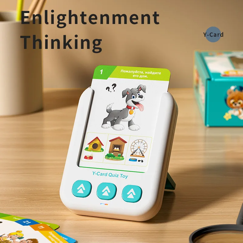Máquina aprendizaje electrónica rusa con tarjetas parlantes para niños - imagen 3