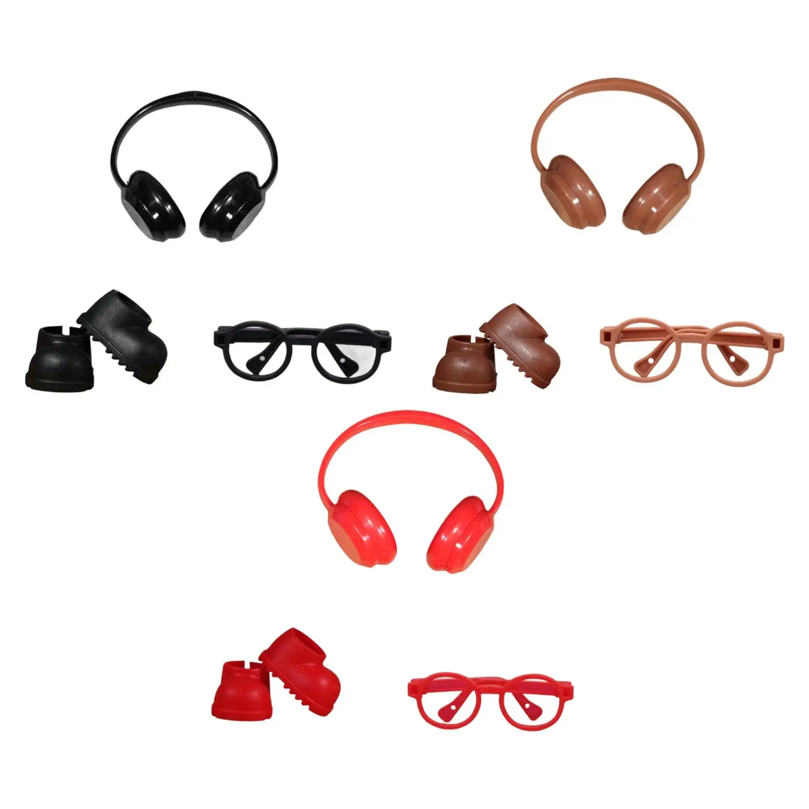 Botas de lluvia para muñecas en miniatura, elegantes zapatos cortos hechos a mano para muñecas de 6,69 pulgadas - imagen 3