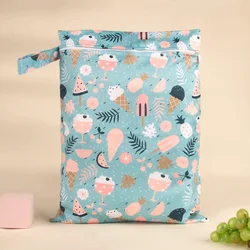 Bolsa húmeda reutilizable para pañales de tela impermeable viajes