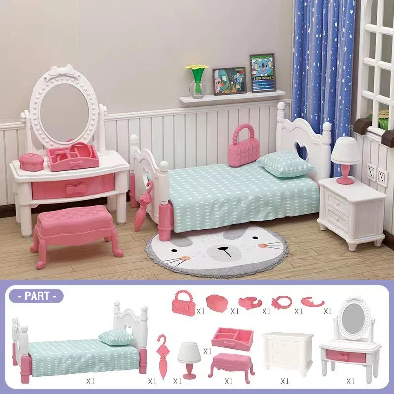 Casa de muñecas Koala con muebles y accesorios en miniatura - imagen 5