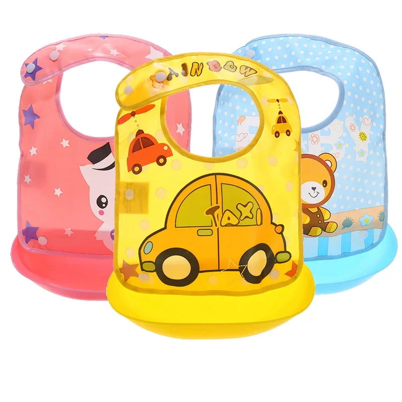 Babero impermeable con paño para eructar – Tela suave infantil - imagen 3
