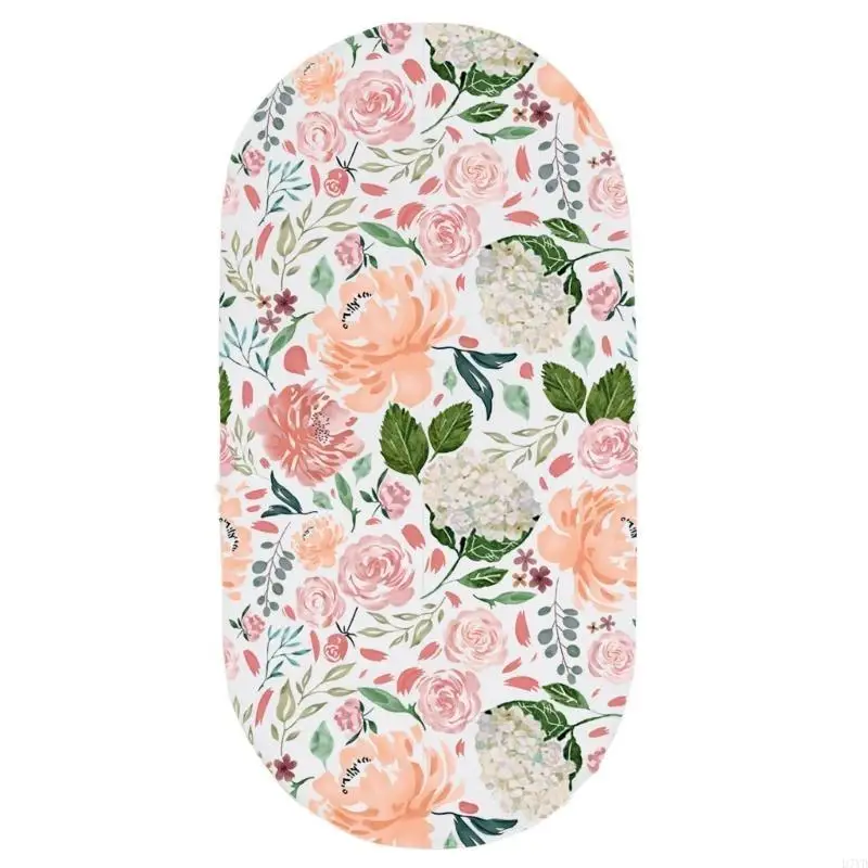 Sábana ajustable para cuna bebé D7YD, funda colchón para cama cuna extraíble, apta para lavar a máquina - imagen 2