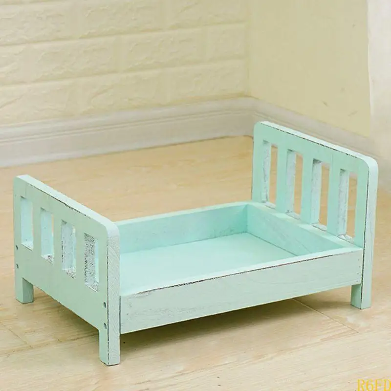 Accesorios de fotografía recién nacido, cama de madera, poses infantiles, utilería de fotografía para bebé, accesorios de fondo desmontables, utilería de fotografía para bebé - imagen 3