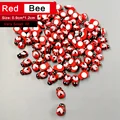 100pcs Red Bee