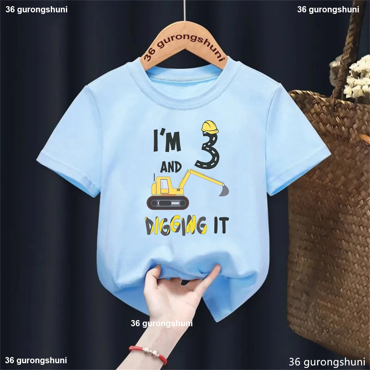 Camiseta infantil divertida con estampado colorido para niños - imagen 2