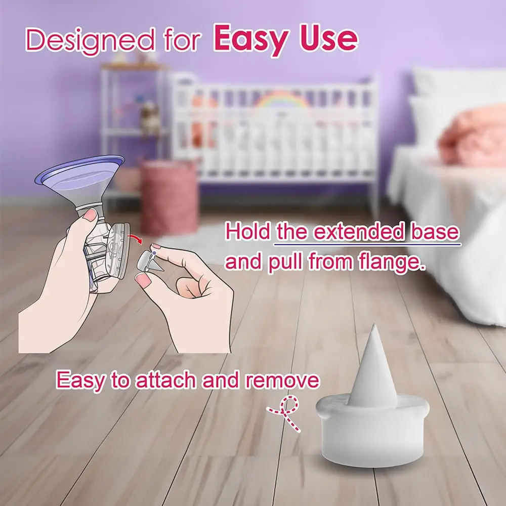 Válvulas de pico de pato compatibles con piezas de bombas Lansinoh y repuesto de extractores de leche, uso con bomba manual Signature Pro Smartpump - imagen 3