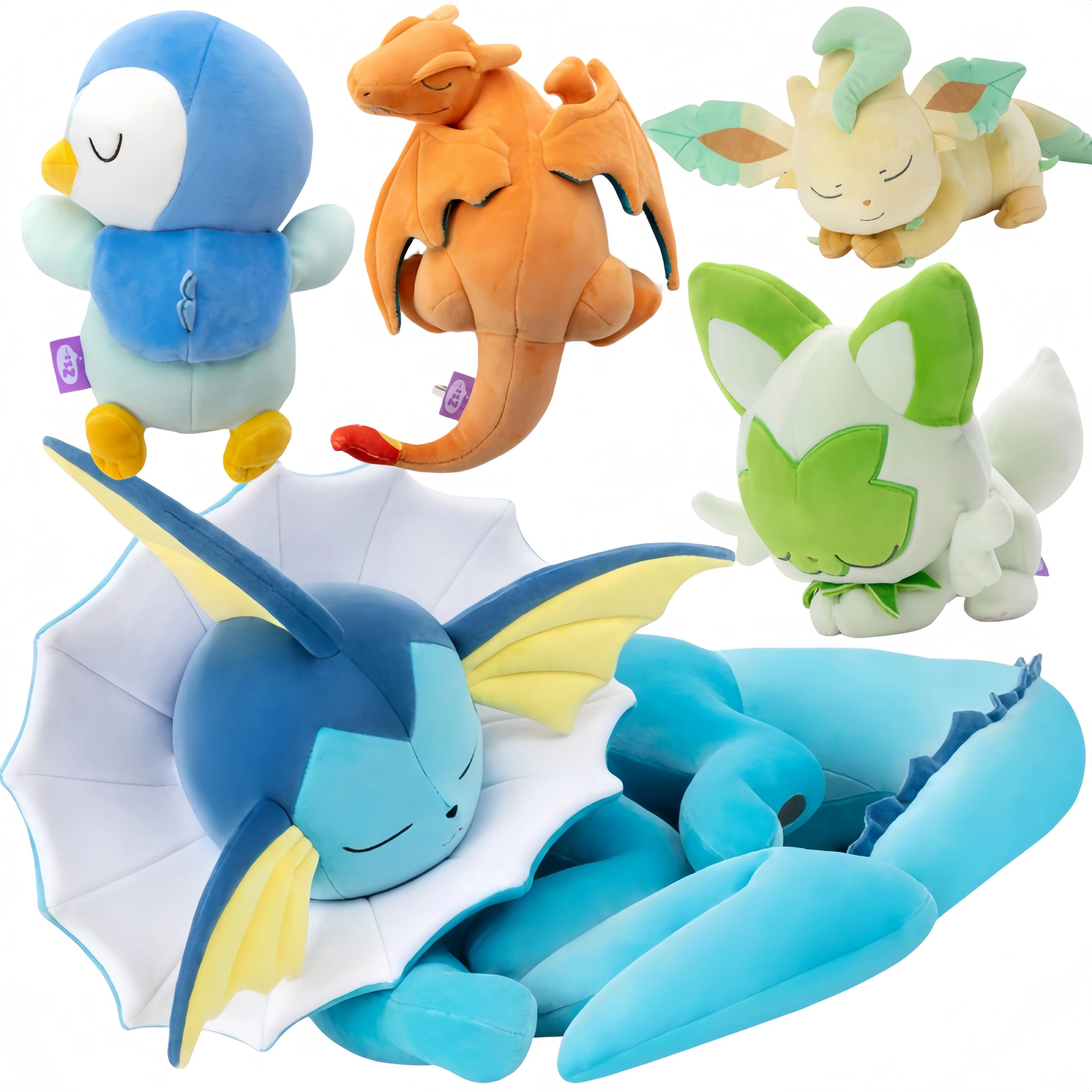 Peluches Pokémon Vaporeon & Sprigatito – Suaves para niños! - imagen 4