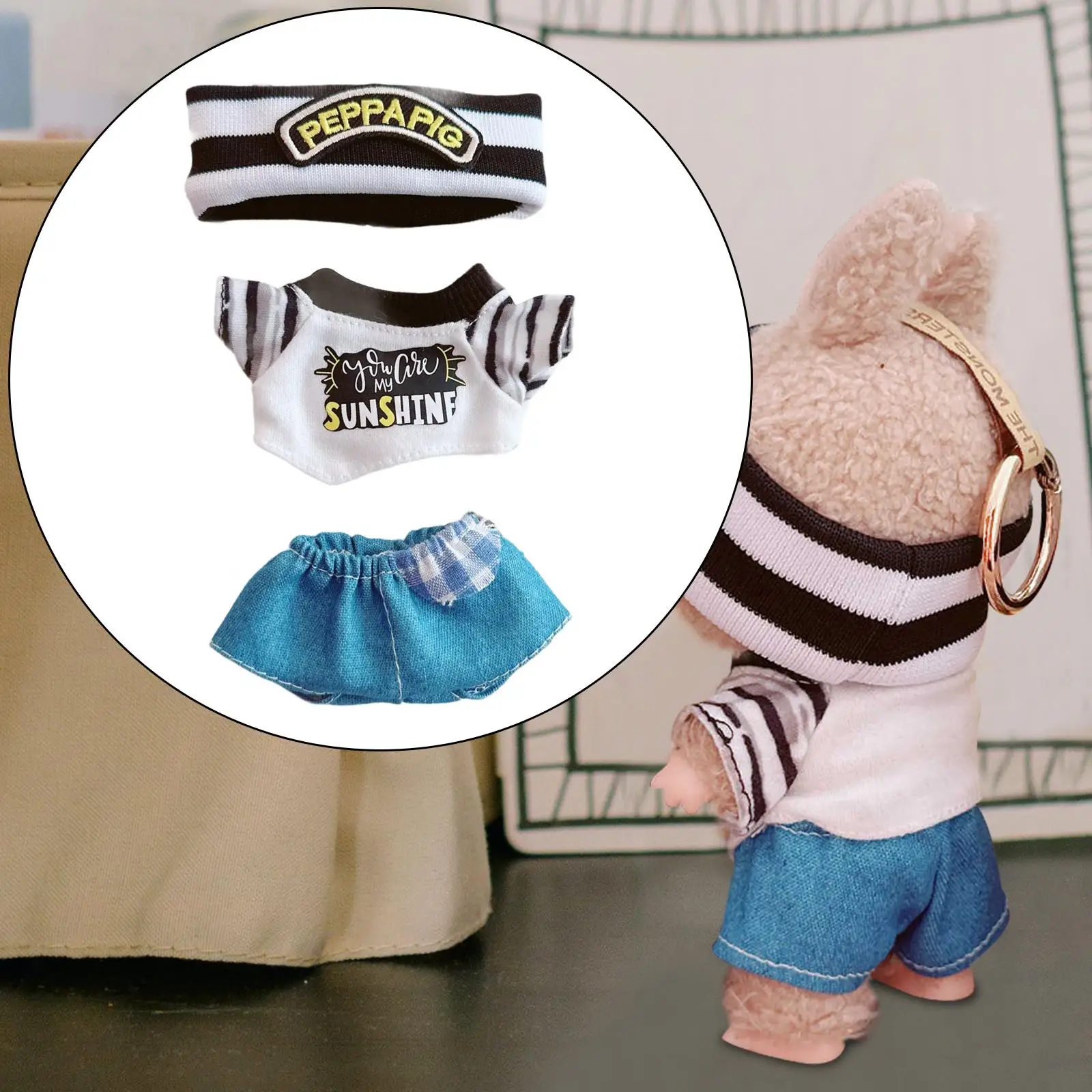 Stuffed Doll T Shirt and Pants Make Your Own Dolls Clothing Photo Props