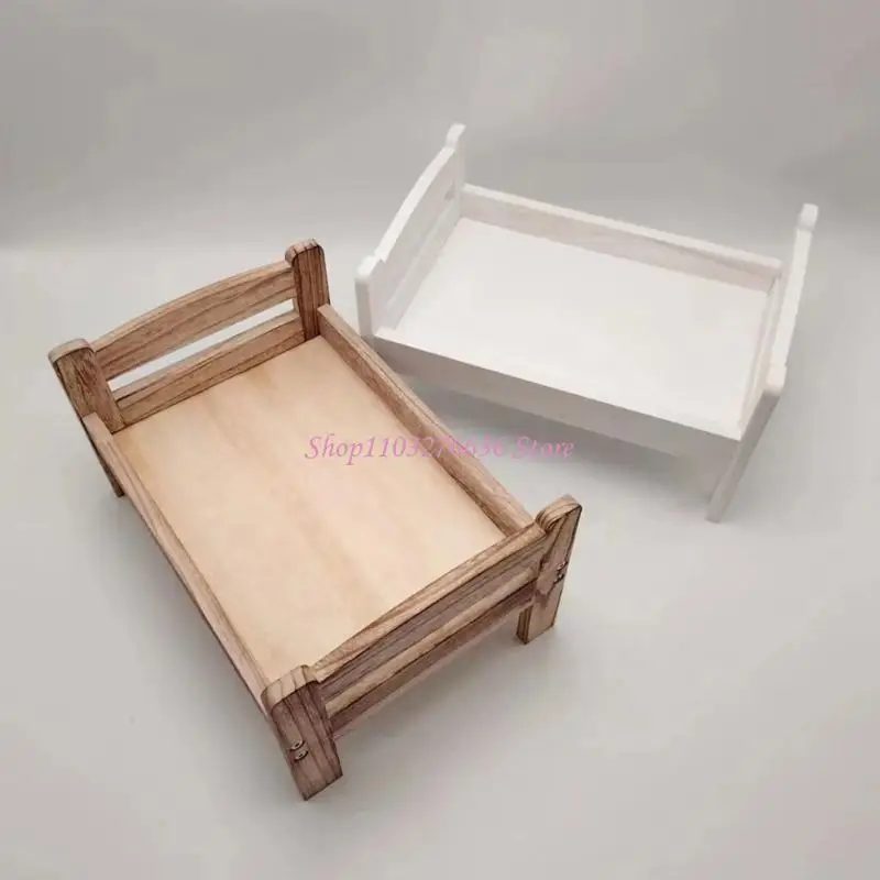 Cuna de madera para fotografía newborn – Accesorio bebé