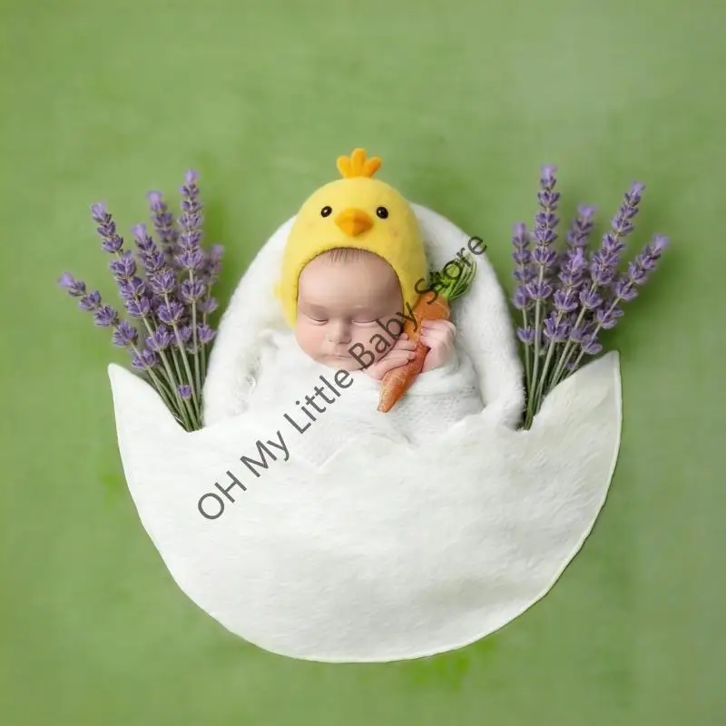 Diseño cómodo tela manta cáscara huevo los apoyos foto los recién nacidos limpieza fácil - imagen 2