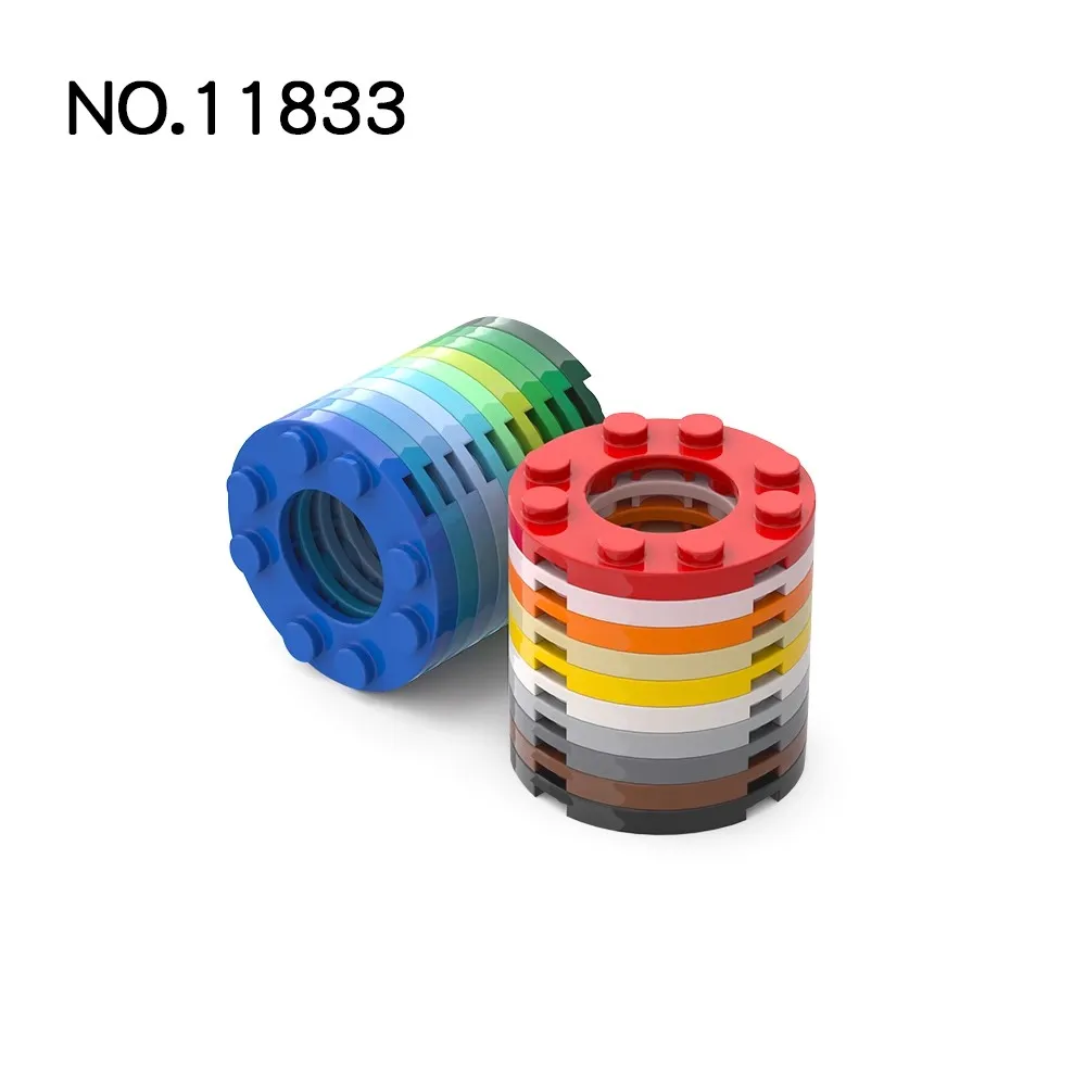 20 piezas MOC monta partículas 11833 4x4 por bloques de construcción parti mattoni diy modello sfuso giocattoli educativos por p