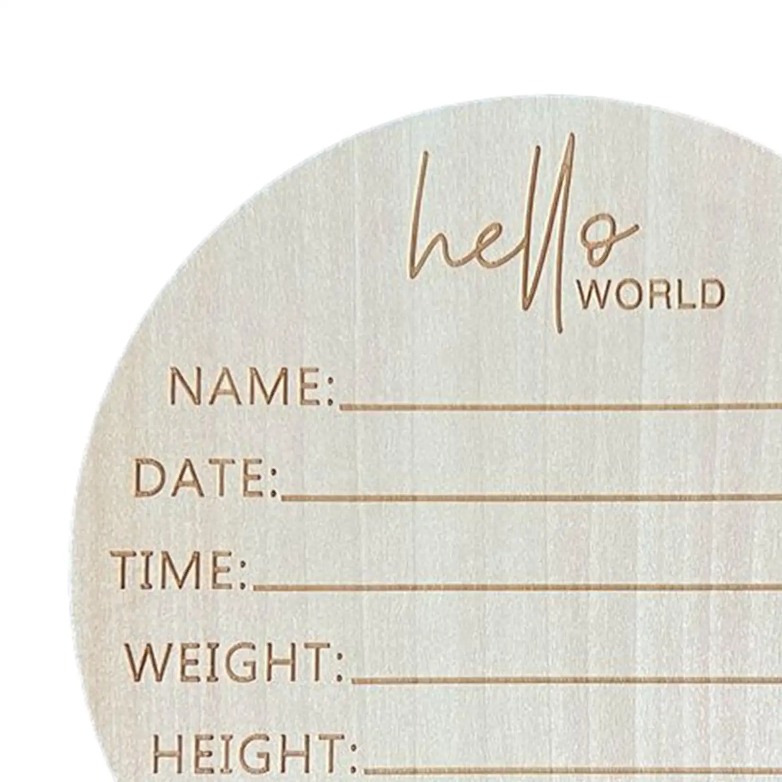 Señal de anuncio para recién nacido, letrero de cumpleaños, letrero de bienvenida para bebé, guardería - imagen 5