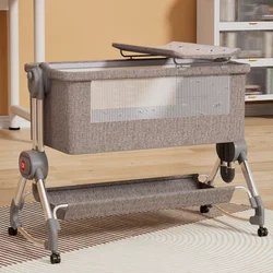 Cuna plegable portátil con altura regulable para bebé