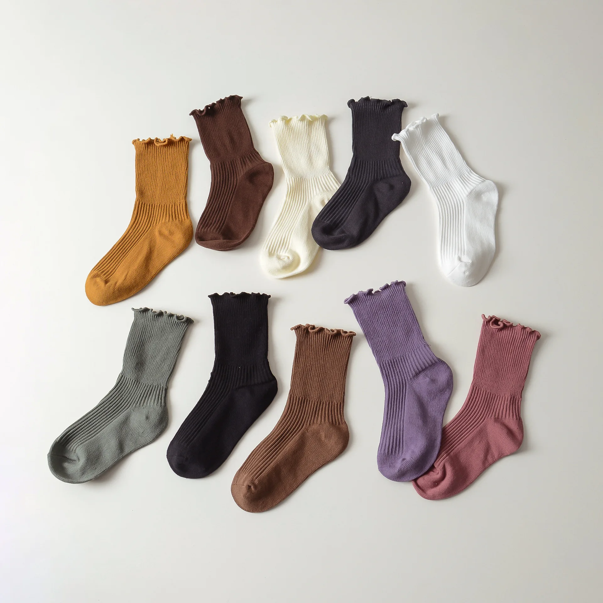 Calcetines de algodón suaves para niña – Estilo vintage - imagen 5