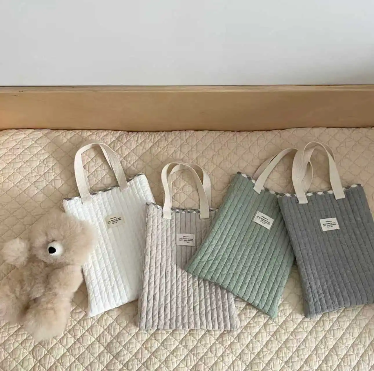 Bolsa de pañales tote estilo coreano
