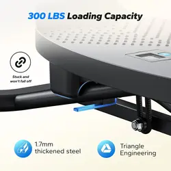 Tabla de equilibrio oscilante con bandas de resistencia y LCD
