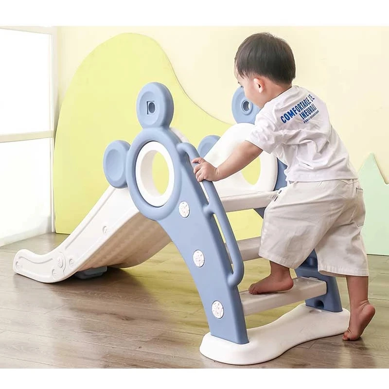 Tobogán plegable multifunción para bebé, parque infantil interior, tobogán pequeño con cesta, juguetes para niños de 2 a 7 años, regalo de cumpleaños para niños - imagen 3