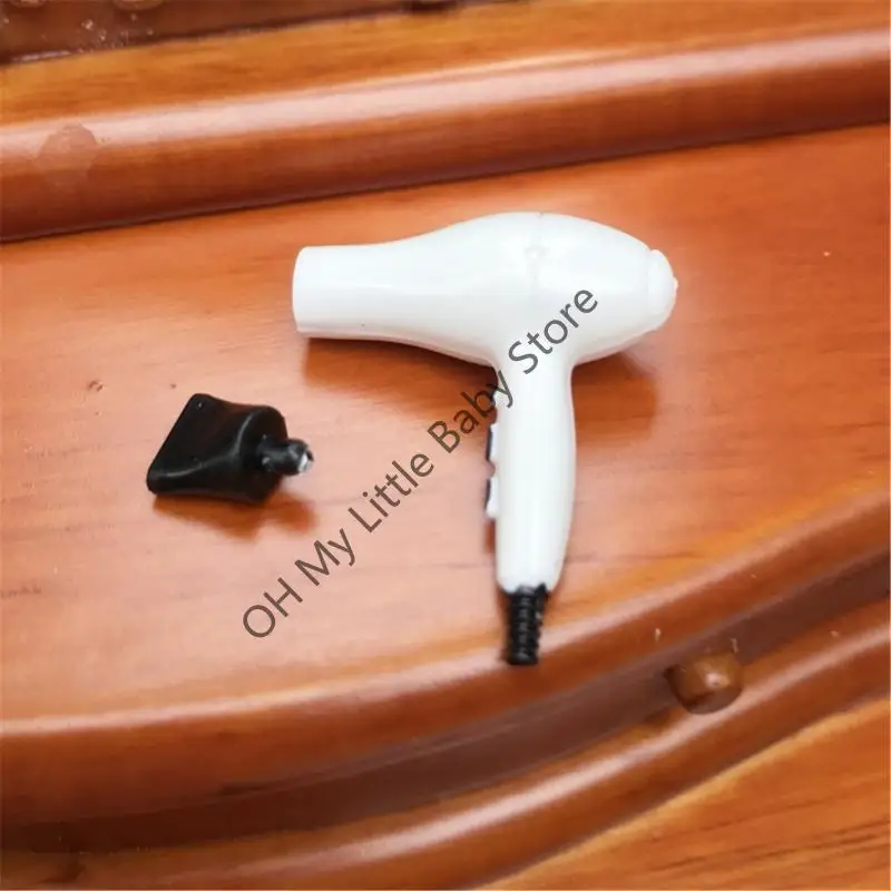 M76C 1/12 Doll House Hair Siper Set Miniature Hair Styling Tool para niños Accesorios Roleplay Decoración escenas realistas - imagen 5