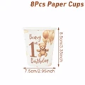 8pcs paper cups