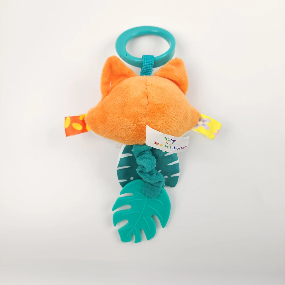 Sonajero colgante de peluche animal para bebé en cuna y cochecito - imagen 2