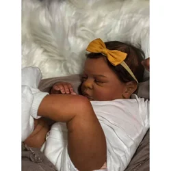 Muñeca Reborn Romy recién nacido con pelo tejido a mano